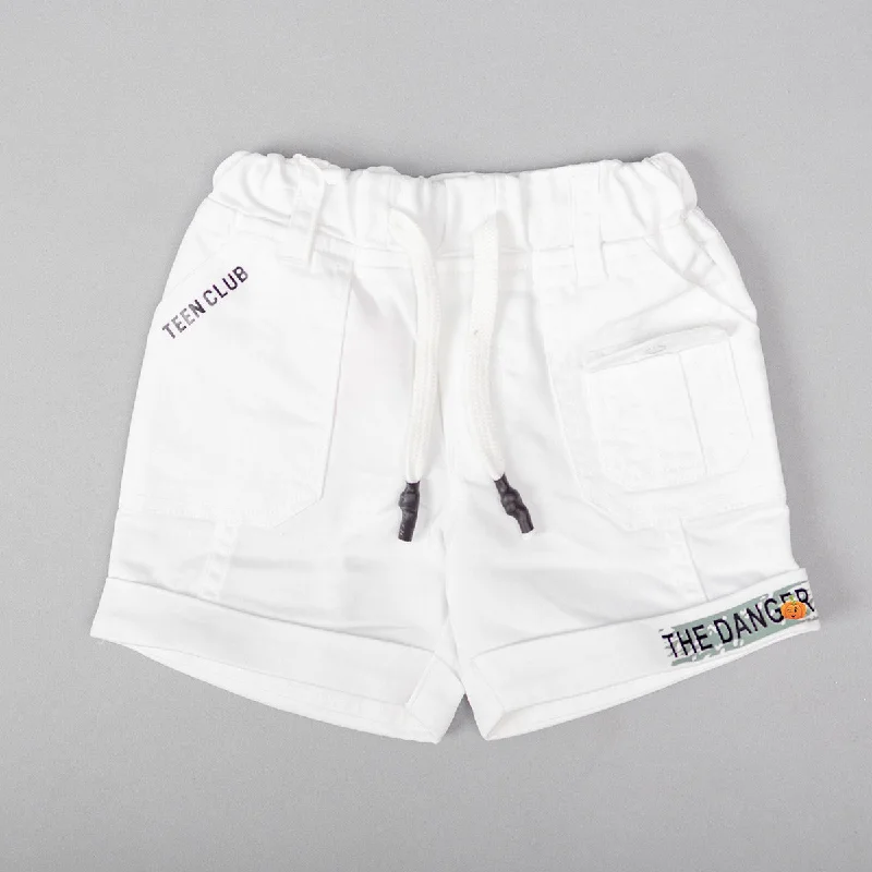 Price Smash White & Onion Boys Shorts