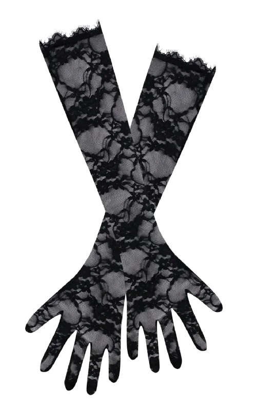 Bonus Savings BLACK LACE GLOVES