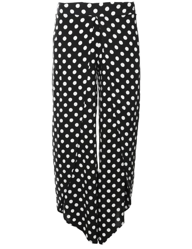 Best Bargains Polka Dots Harem Pants - W28 L27