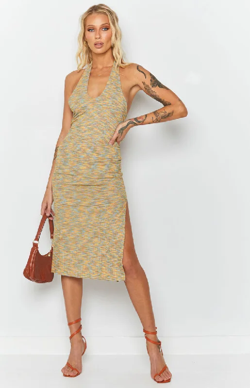 Buy Now Indi Spacedye Midi Dress Multi