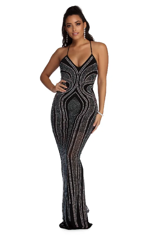 Deena Heat Wave Mesh Dress