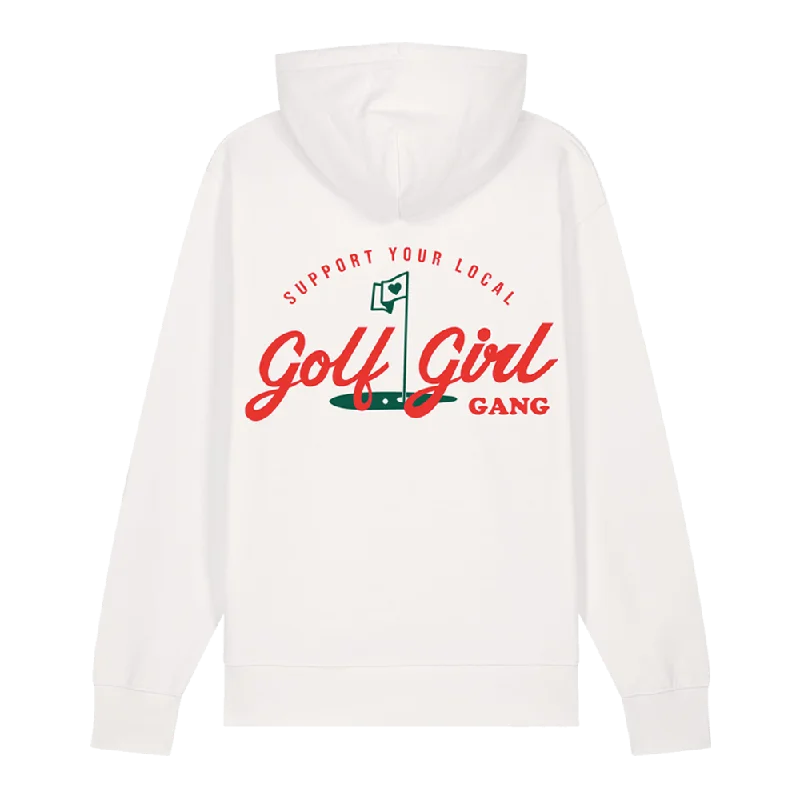 Best Deals Bunker Woman Girl Gang Hoodie Off White
