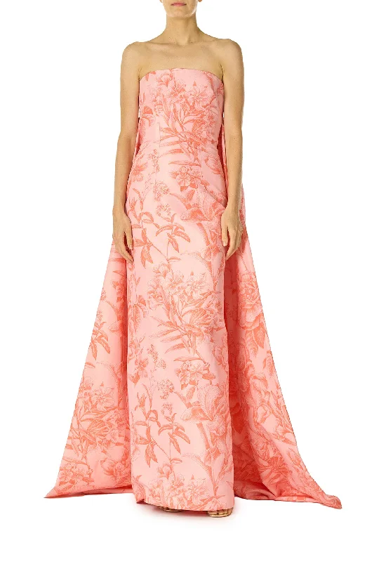 Daily Deals Floral Print Column Gown