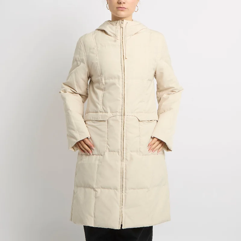 Overstock Gas Puffer Trench Coat - UK 12