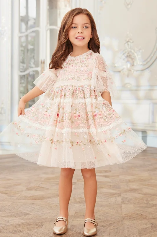 Amazing Deals Ribbon Bouquet Kids Dress