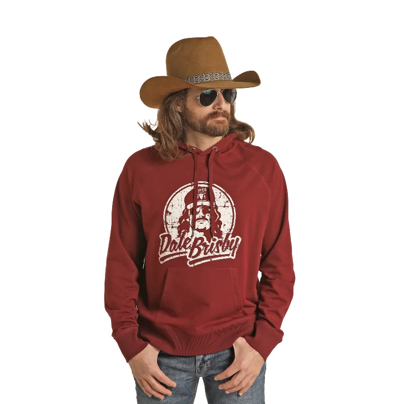 Panhandle® Men's Dale Brisby Burgundy Hoodie RRMT94R067-62