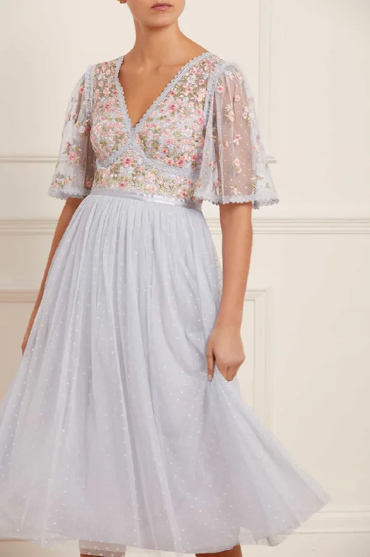 Early Access Ribbon Bouquet Bodice Midaxi Dress