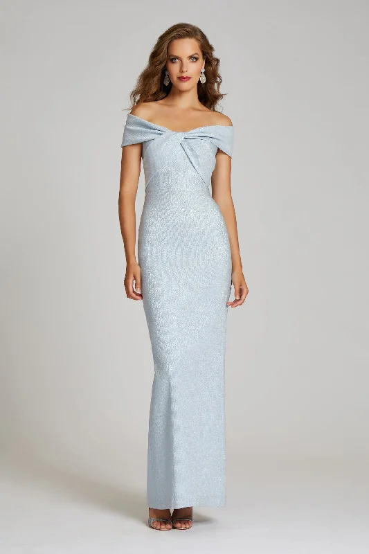 Limited Time Discount Metallic Twist Front Gown