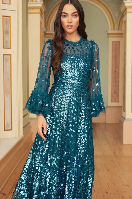 Don't Wait Fern Ankle Gown