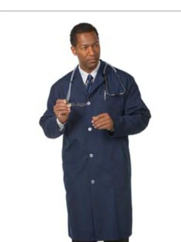 Inventory Reduction Unisex Three-Pocket 41" Full-Length Lab Coat