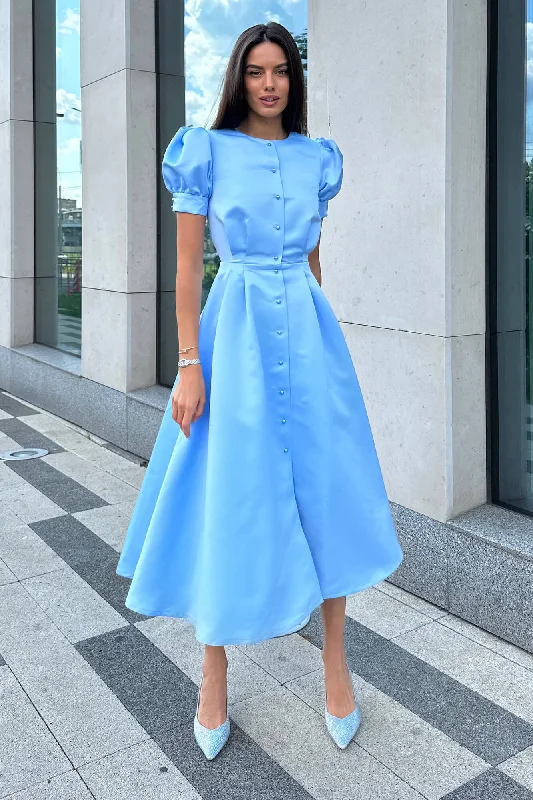 Online Specials Button Front Midi Dress
