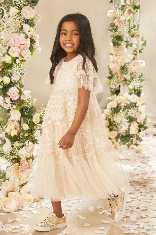 Huge Discounts Midsummer Lace Kids Dress