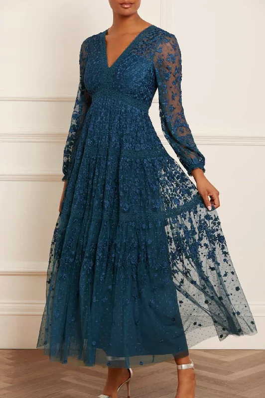Grand Opening Sale Celestia Ribbon Ankle Gown