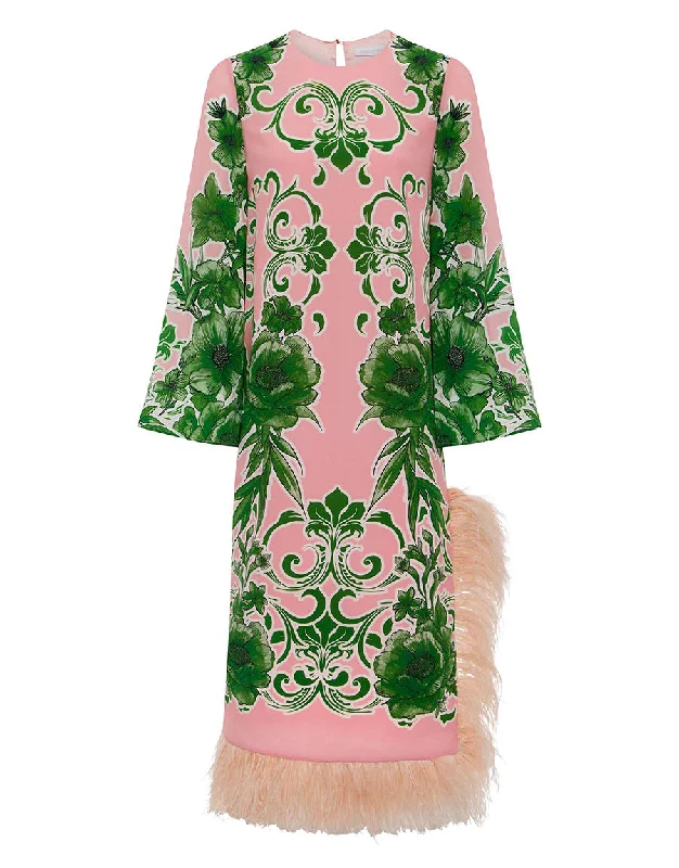 Instant Discount Seraphina Crepe Midi Dress in Antigua Green