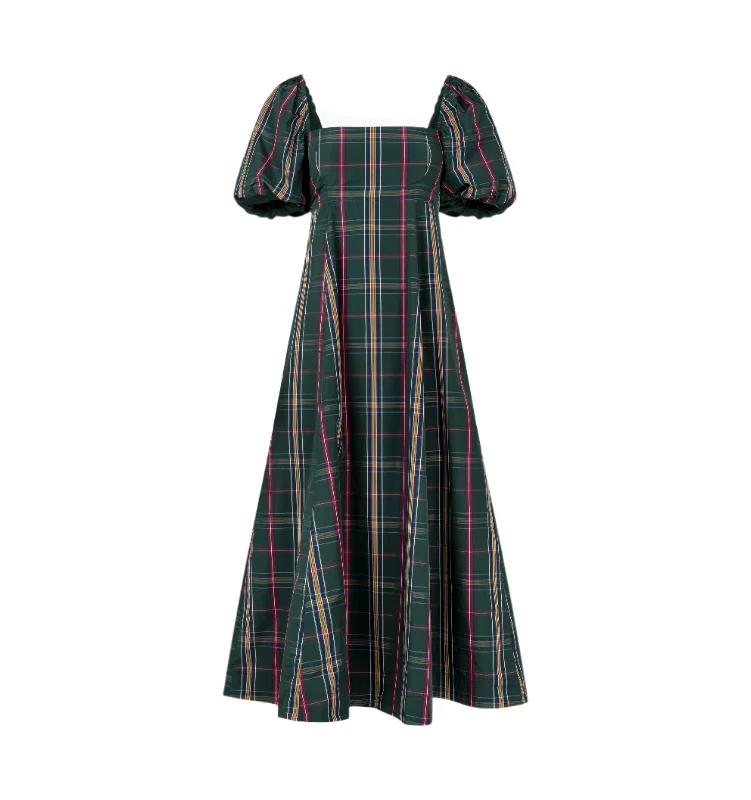 Super Bargain The Matilda Dress in Juniper Tartan