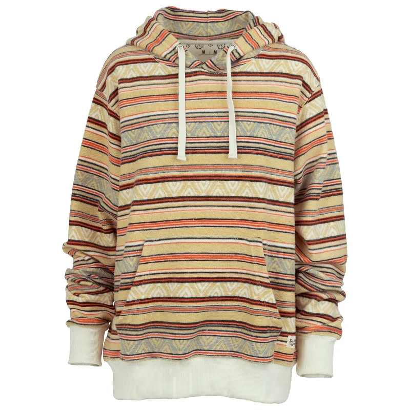 Mega Sale Royce Ladies Reversed Out Blanket Aztec Beige Hoodie RDG66PA1SLD-BGE