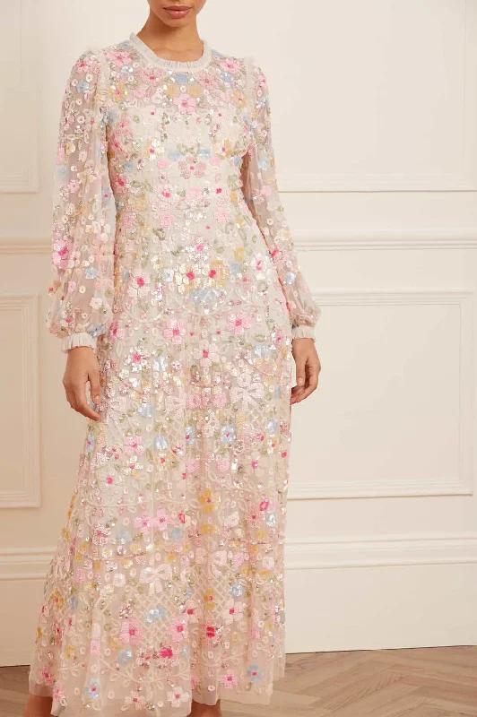 Early Bird Discount Shimmer Fairytale Ankle Gown
