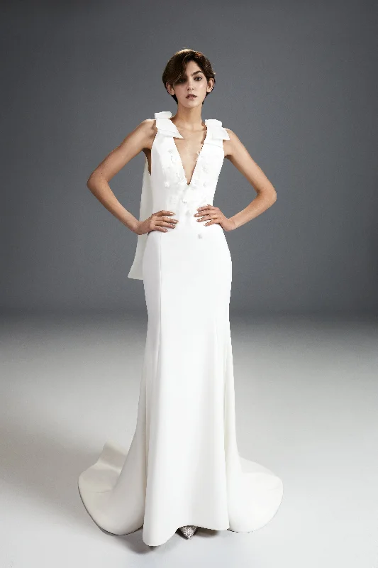 Referral Discount VRM389 - FAIRYTALE FLOWERS GOWN