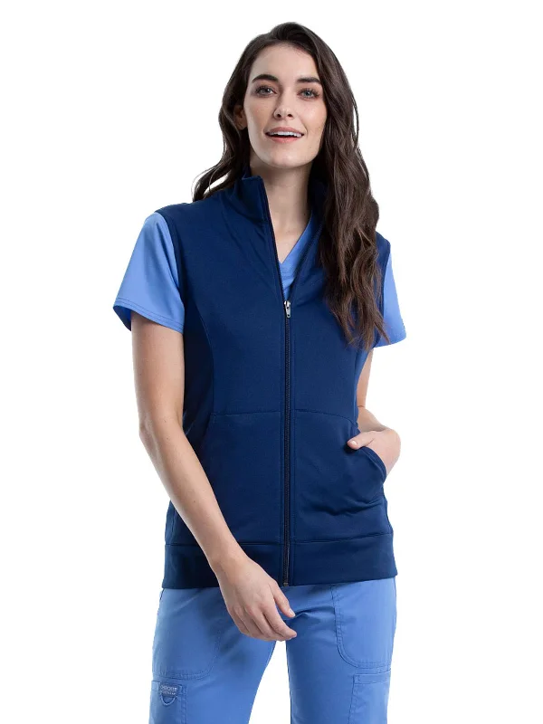 Limited Availability Women's 3-Pocket Zip Front Knit Vest