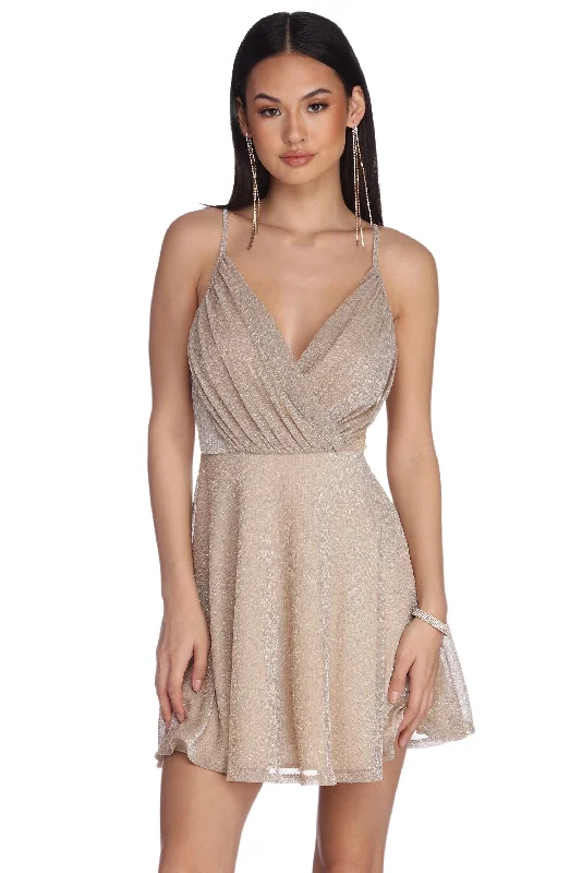 Zoey Formal Lurex Party Dress