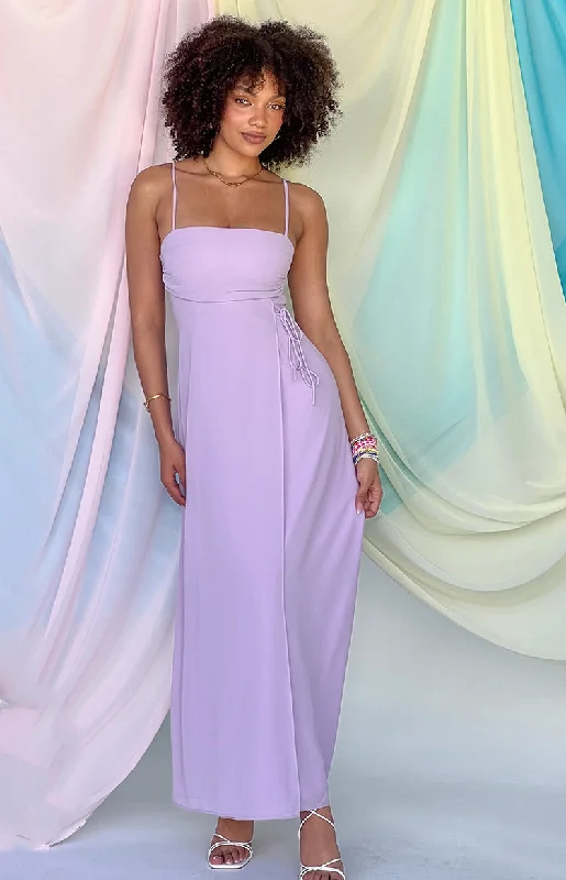 Stock Up and Save Flossie Lilac Maxi Sleeveless Dress