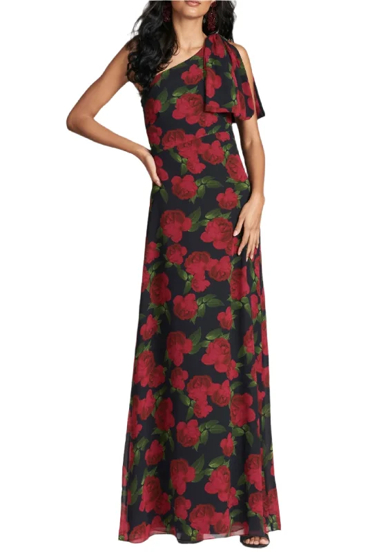 Clearance Event Chelsea Gown in Ruby Tea Roses