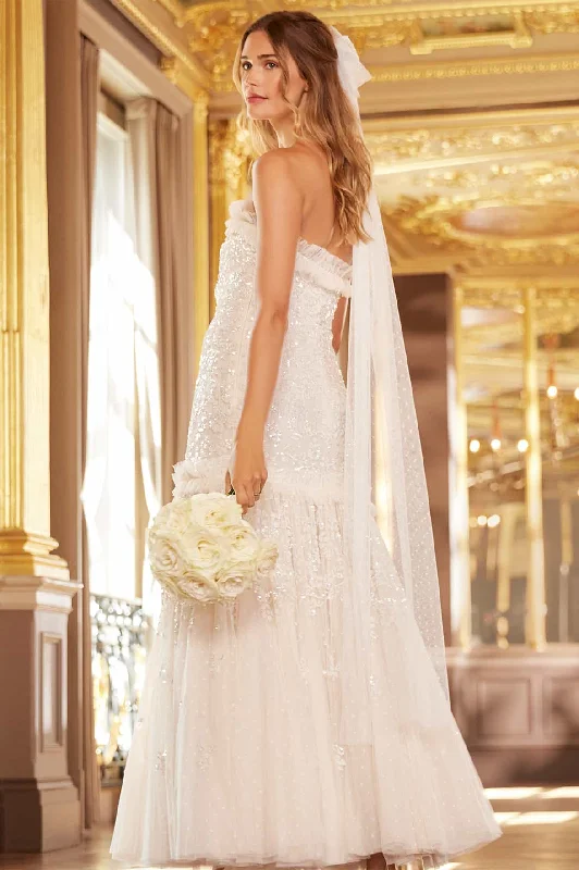 Lowest Prices Regal Rose Gloss Strapless Gown