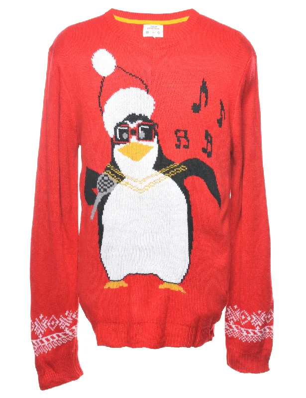 Super Bargain Festive Christmas Jumper - XL