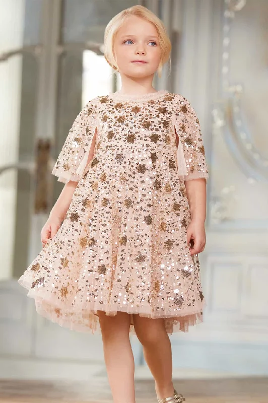 Act Now Shooting Stars Kids Dress