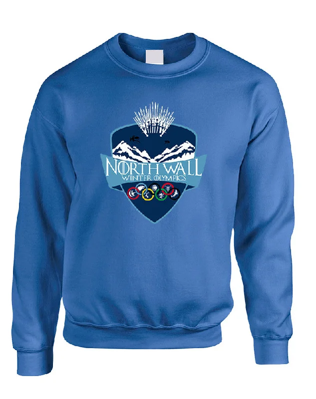 Quick Sale Adult Sweatshirt North Wall Winter Olympics Popular Cool