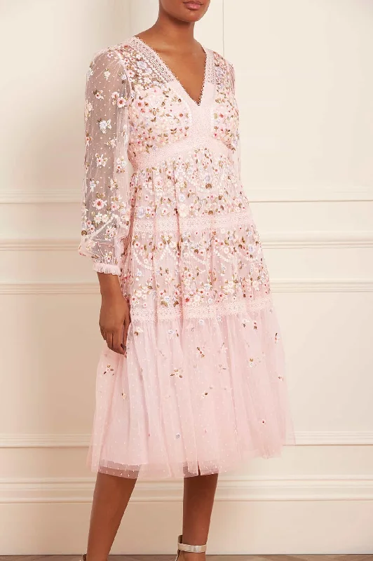 Today's Special Garland Ribbon Midaxi Dress