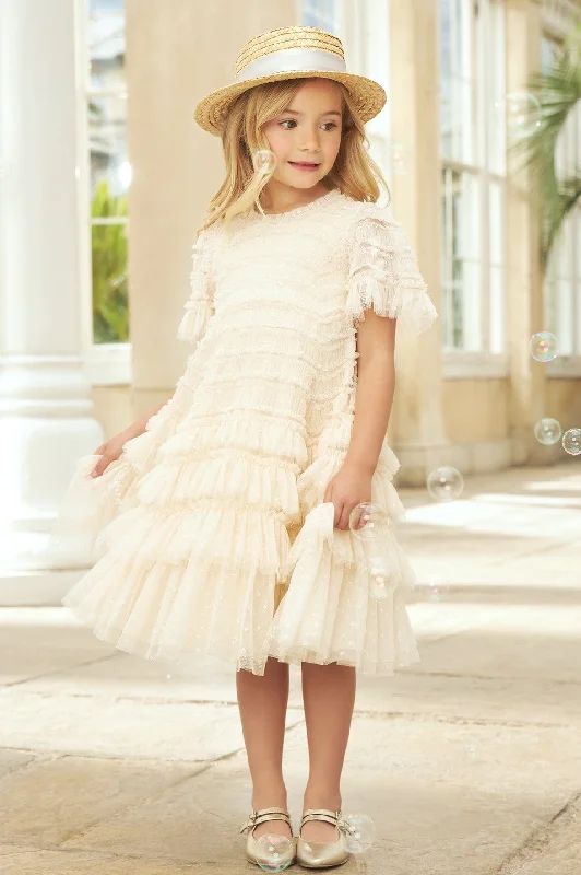 Super Sale Valentine Ruffle Kids Dress
