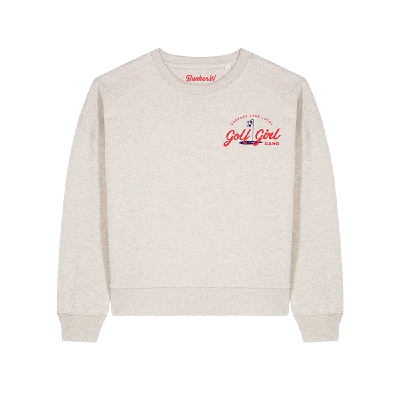 Daily Deals Bunker Woman Girl Gang Sweat Oatmeal
