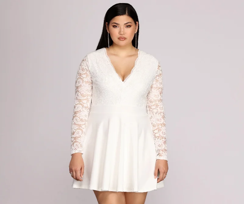 Plus La La Lace Dress