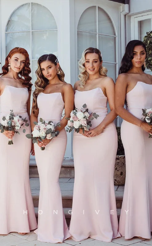 Weekend Deal HB071 - Sexy Satin Trumpet Bateau Spaghetti Straps Empire Floor-Length Prom Party Bridesmaid Dress Weekend Deal HB071 - Sexy Satin Trumpet Bateau Spaghetti Straps Empire Floor-Length Prom Party Bridesmaid Dress