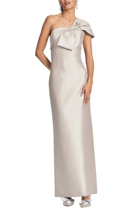 Price Rollback Ines Gown in Frosty Pewter