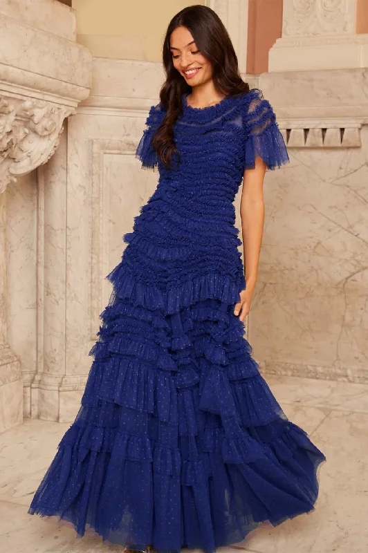 Final Sale Wild Rose Short Sleeve Gown