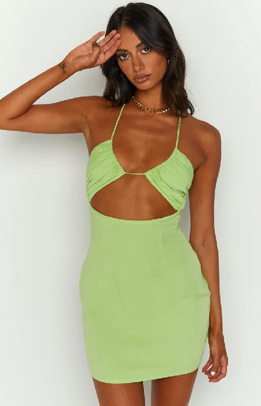 Buy Now Zona Green Mini Dress