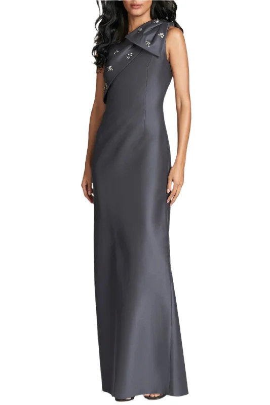Low Prices Olivia Gown in Charcoal