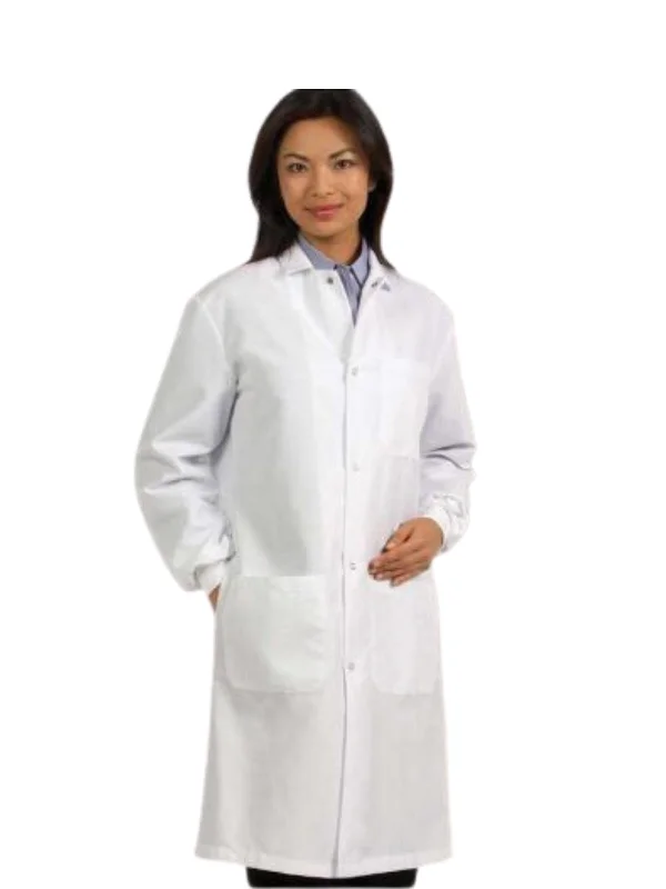 Exclusive Offers Unisex Three-Pocket 41" Full-Length Convertible Collar Lab Coat