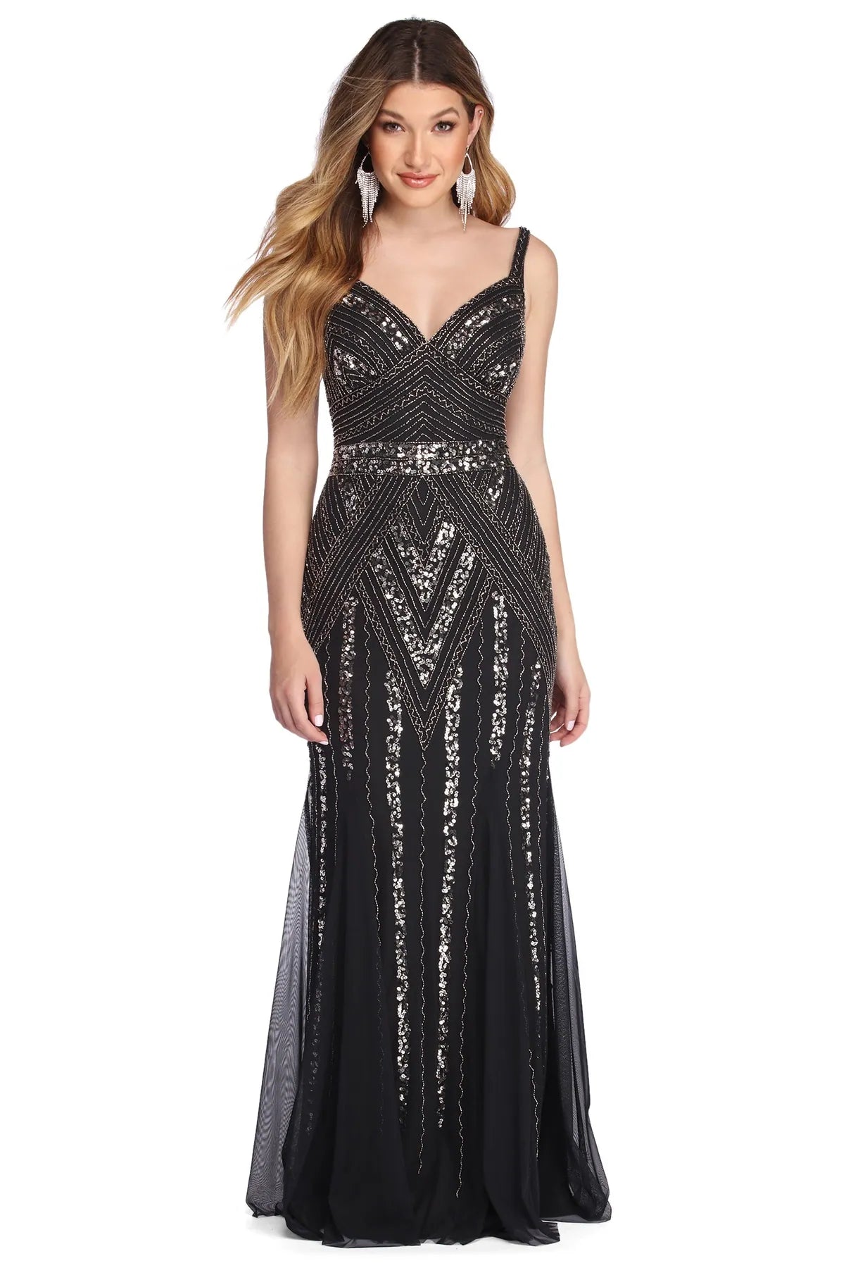 Helen Intricate Indulgence Beaded Dress