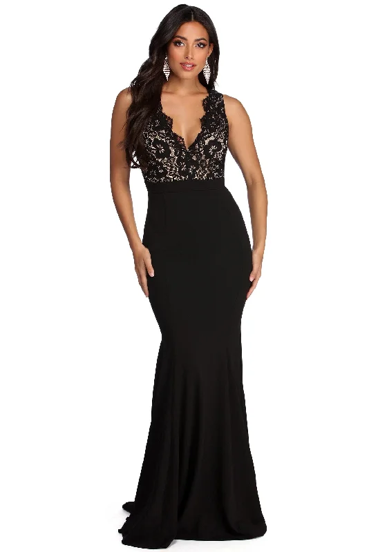 Marlee Formal Lace Mermaid Dress