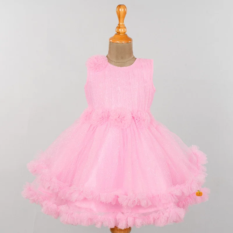 Can't Miss Glittery Frill Frock for Girls