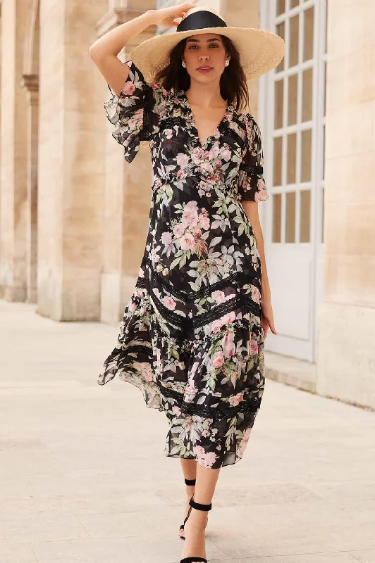 Super Sale Paradise Garden Sonata Georgette Ballerina Dress