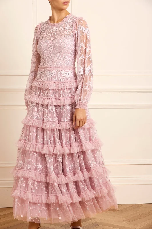 Unbeatable Prices Blossom Lace Ankle Gown