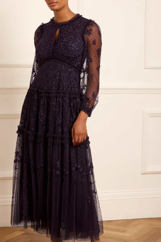 Final Sale Autumn Lace Long Sleeve Ankle Gown