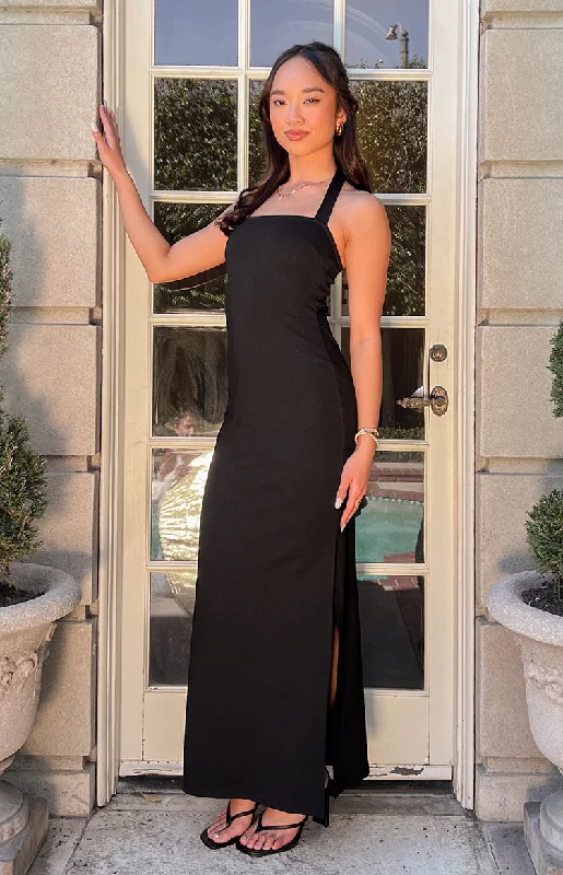 Can't Miss Raylan Black Maxi Dress