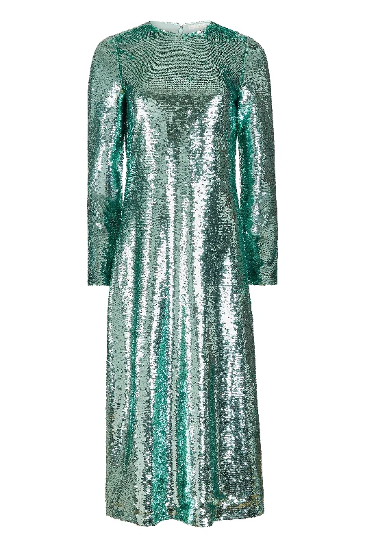 Discount Extravaganza Bentley Dress in Seafoam
