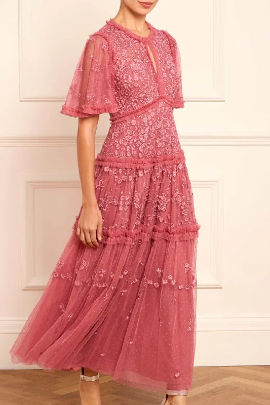 Loyalty Reward Autumn Lace Ankle Gown