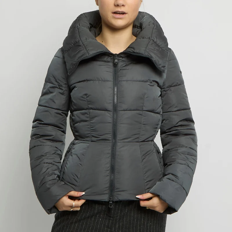Season Finale Sale Large Collar Puffer Jacket - UK 8